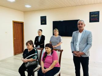 Şirvan Şəhər İcra Hakimiyyətinin başçısı İlqar Abbasov növbəti vətəndaş qəbulu keçirib.