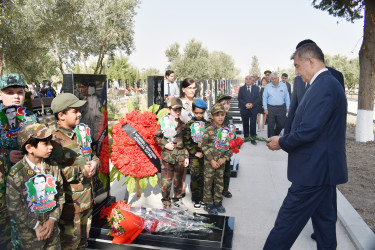 Şirvan şəhərində Azərbaycanın Milli Qəhrəmanı Nofəl Quliyevin doğum günü münasibəti ilə anım tədbiri keçirilib.