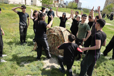Şirvanda “Şahin” hərbi-idman oyunları üzrə şəhər birinciliyi keçirilib.