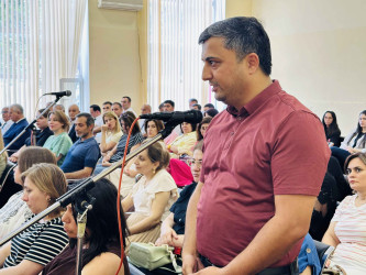 Şirvan Şəhər İcra Hakimiyyətinin başçısı İlqar Abbasov növbəti səyyar görüş keçirib.