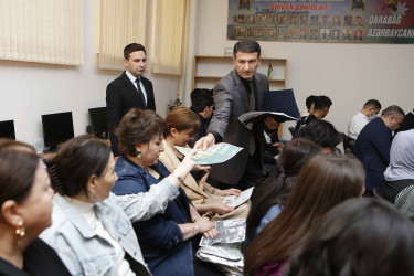 Şirvanda növbəti maarifləndirmə tədbiri keçirilib.