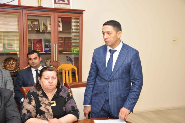 Şirvan Səhər İcra Hakimiyyətinin başçısı İlqar Abbasov vətəndaş qəbulu keçirib.