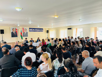 Şirvan Şəhər İcra Hakimiyyətinin başçısı İlqar Abbasov növbəti səyyar görüş keçirib.