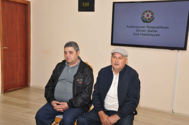 Şirvan Səhər İcra Hakimiyyətinin başçısı İlqar Abbasov vətəndaş qəbulu keçirib.