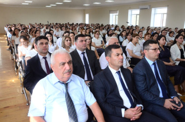 Şirvan şəhəri təhsil işçilərinin sentyabr konfransı keçirilib.