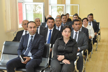 Şirvanda vətəndaşlarla növbəti görüş keçirilib.