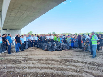 Şirvanda növbəti təmizlik aksiyası keçirilib 15.07.2023