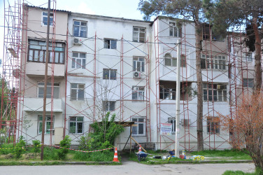 Şirvanda “Şəhərsalma və Memarlıq İli” çərçivəsində görülən abadlıq işləri davam etdirilir.