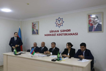 Şirvan Şəhər İcra Hakimiyyətinin başçısı İlqar Abbasov  növbəti səyyar görüş keçirib.