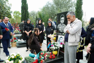 Vətən müharibəsi şəhidi Cavid Məmmədlinin anım günü qeyd edilib.