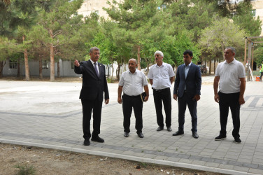 Şirvanda “Şəhərsalma və Memarlıq İli” çərçivəsində görülən abadlıq işləri davam etdirilir.