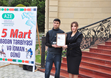 Şirvanda 5 mart – Bədən Tərbiyəsi və İdman Günü qeyd edilib.