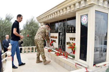 Vətən müharibəsinin şəhidi Alışanlı Amal Seyfəddin oğlunun xatirəsi anılıb.