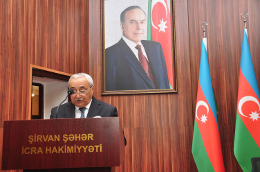 8 noyabr – Zəfər Günü Şirvan şəhərində silsilə tədbirlərlə qeyd edilir.