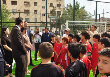 Şirvanda yeni idman zonası istifadəyə verilib.