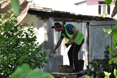 Şirvanda “Şəhərsalma və Memarlıq İli” çərçivəsində görülən abadlıq işləri davam etdirilir.