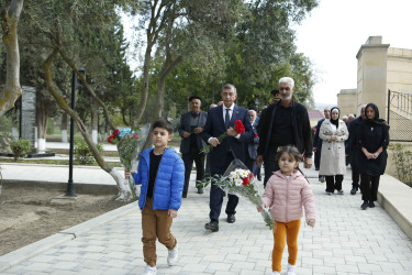 Vətən müharibəsi şəhidi Namiq Xəlilovun anım günü qeyd edilib.