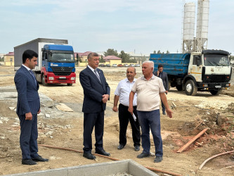 “Yeni Şirvan” Yaşayış Kompleksinin tikinti işləri sürətlə davam etdirilir.