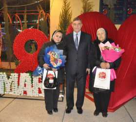 Şirvanda Beynəlxalq Qadınlar Günü münasibətilə şəhid anaları ilə görüş keçirilib, onlar üçün iftar süfrəsi təşkil olunub.