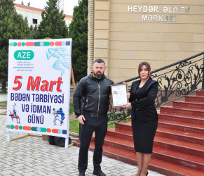 Şirvanda 5 mart – Bədən Tərbiyəsi və İdman Günü qeyd edilib.
