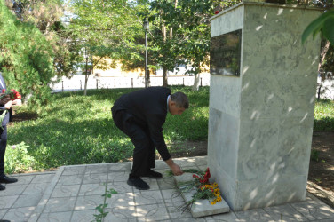 Şirvan şəhərində 27 Sentyabr – Anım Gününə həsr olunmuş tədbir keçirilib.