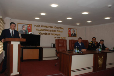 Şirvan şəhərində Azərbaycan Polisi günü qeyd olunub.