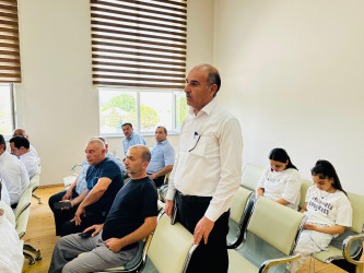 Şirvan Şəhər İcra Hakimiyyətinin başçısı İlqar Abbasov növbəti səyyar görüş keçirib.