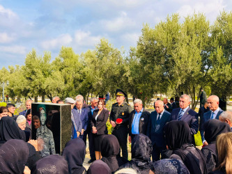 Şirvanda Vətən müharibəsi şəhidi Şəmsəddin Vəliyevin xatirəsi anılıb.