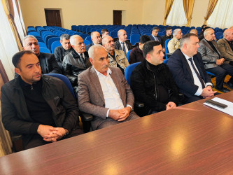 Şirvan şəhərində “Mülki müdafiə sahəsində 2025-ci ilin yekunu, 2026-cı ildə qarşıda duran vəzifələr” mövzusunda müşavirə keçirilib.