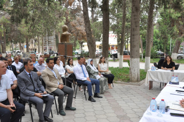Şəhər İcra Hakimiyyətinin başçısı İlqar Abbasov növbəti səyyar görüş keçirib.