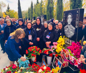 Şirvanda Vətən müharibəsi şəhidi Şəmsəddin Vəliyevin xatirəsi anılıb.