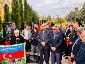 Şirvanda Vətən müharibəsi şəhidi Şəmsəddin Vəliyevin xatirəsi anılıb.