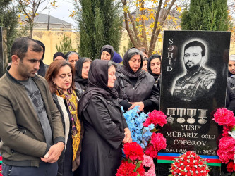 Şirvanda Vətən müharibəsi şəhidi Yusif Cəfərovun xatirəsi anılıb.