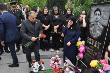 Şəhid Asif Qəribovun xatirəsi ehtiramla yad edilib.