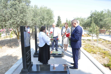 Şirvan Şəhər İcra Hakimiyyətinin başçısı İlqar Abbasov Şəhidlər xiyabanına ənənəvi ziyarətdə iştirak edib.