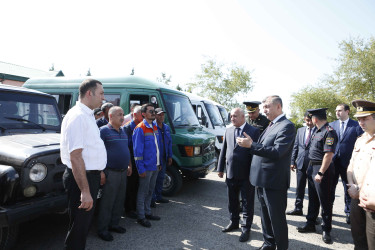 Şirvanda mülki müdafiə dəstələri ilə nümunəvi mülki müdafiə məşqi keçirilib.