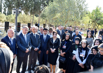 Vətən müharibəsinin şəhidi Nicat Hüseynovun xatirəsi yad edilib.