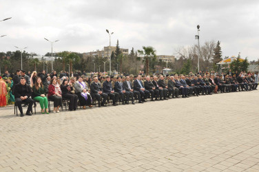 Şirvanda Novruz bayramı münasibətilə ümumşəhər tədbiri keçirilib.