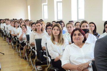 Şirvan şəhəri təhsil işçilərinin sentyabr konfransı keçirilib.