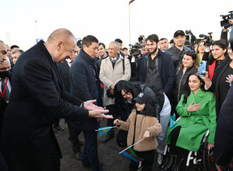 Astanada Heydər Əliyev küçəsinin açılışı olub