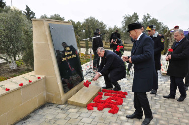 Şirvanda 20 Yanvar faciəsinin 36-cı ildönümünə həsr olunmuş ümumşəhər tədbiri keçirilib.