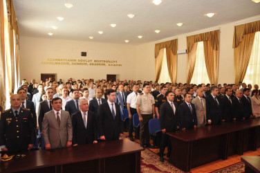 Şirvanda “Konstitusiya və Suverenlik İli” çərçivəsində tədbir keçirilib.