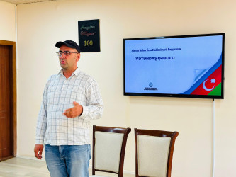 Şirvan Şəhər İcra Hakimiyyətinin başçısı İlqar Abbasov növbəti vətəndaş qəbulu keçirib.