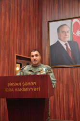 8 noyabr – Zəfər Günü Şirvan şəhərində silsilə tədbirlərlə qeyd edilir.