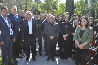Şirvanda şəhid Nicat Hüseynovun xatirəsi anılıb.