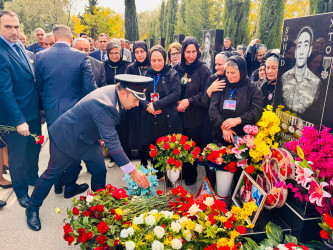 Şirvanda Vətən müharibəsi şəhidi Şəmsəddin Vəliyevin xatirəsi anılıb.