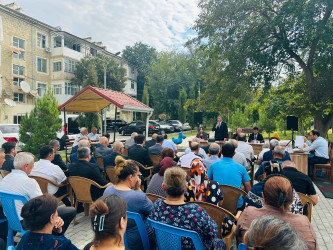 Şirvan Şəhər İcra Hakimiyyətinin başçısı İlqar Abbasov  növbəti səyyar görüş keçirib.