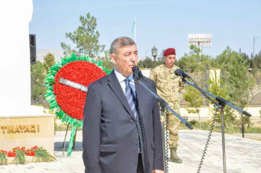 Şirvan şəhərində 27 Sentyabr – Anım Gününə həsr olunmuş tədbir keçirilib.