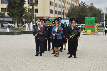 Şirvanda miqrasiya orqanları işçilərinin peşə bayramı günü qeyd edilib.