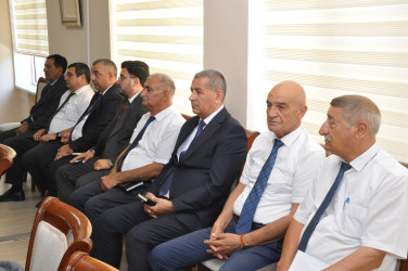 Şirvan Səhər İcra Hakimiyyətinin başçısı İlqar Abbasov vətəndaş qəbulu keçirib.